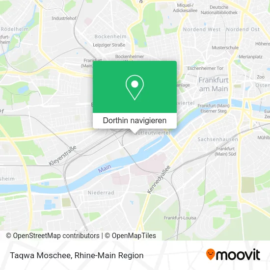 Taqwa Moschee Karte