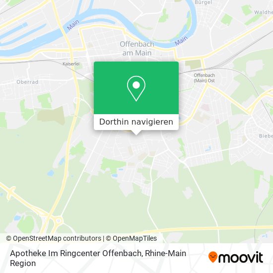 Apotheke Im Ringcenter Offenbach Karte