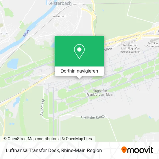 Lufthansa Transfer Desk Karte