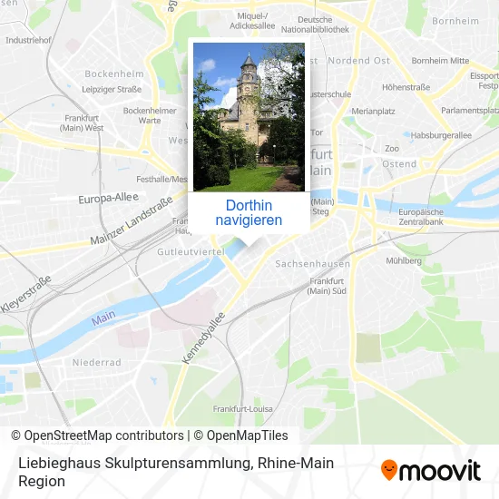 Liebieghaus Skulpturensammlung Karte