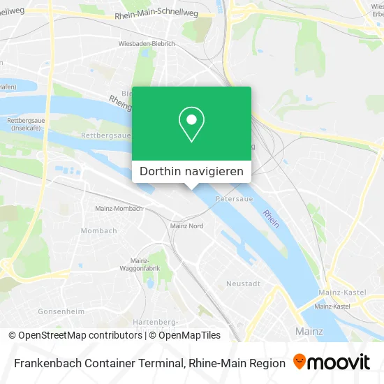 Frankenbach Container Terminal Karte