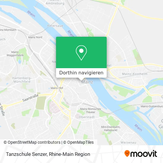 Tanzschule Senzer Karte