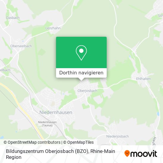 Bildungszentrum Oberjosbach (BZO) Karte