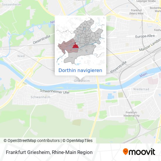 Frankfurt Griesheim Karte
