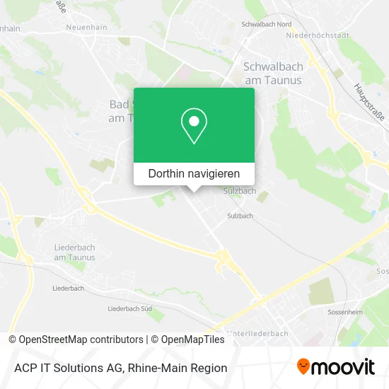 ACP IT Solutions AG Karte