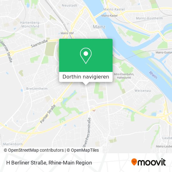 H Berliner Straße Karte