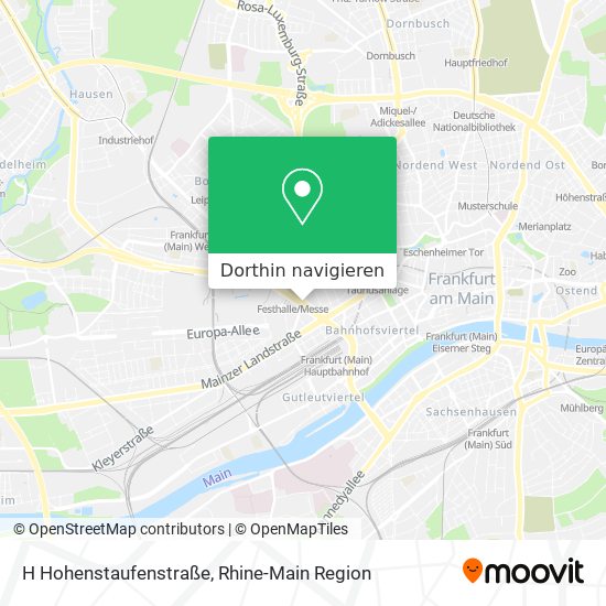 H Hohenstaufenstraße Karte