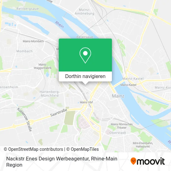 Nackstr Enes Design Werbeagentur Karte