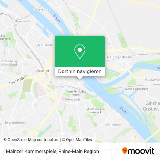 Mainzer Kammerspiele Karte