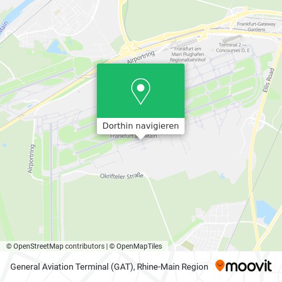 General Aviation Terminal (GAT) Karte