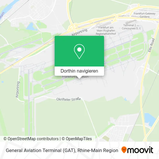 General Aviation Terminal (GAT) Karte