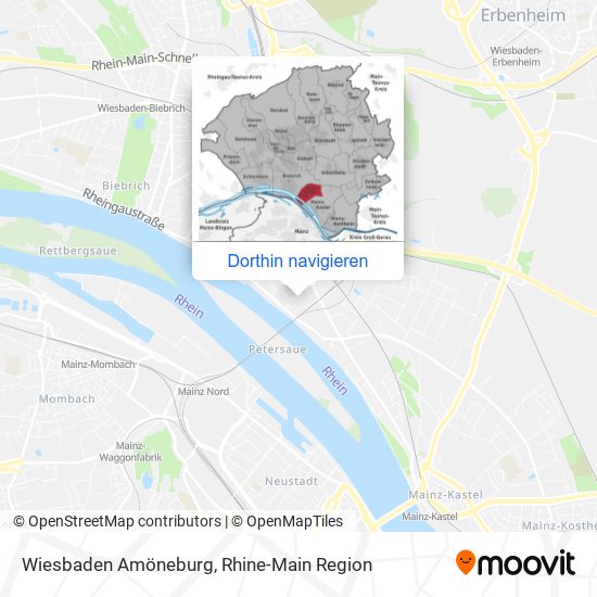 Wiesbaden Amöneburg Karte