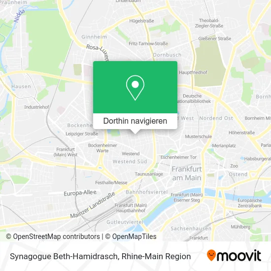 Synagogue Beth-Hamidrasch Karte