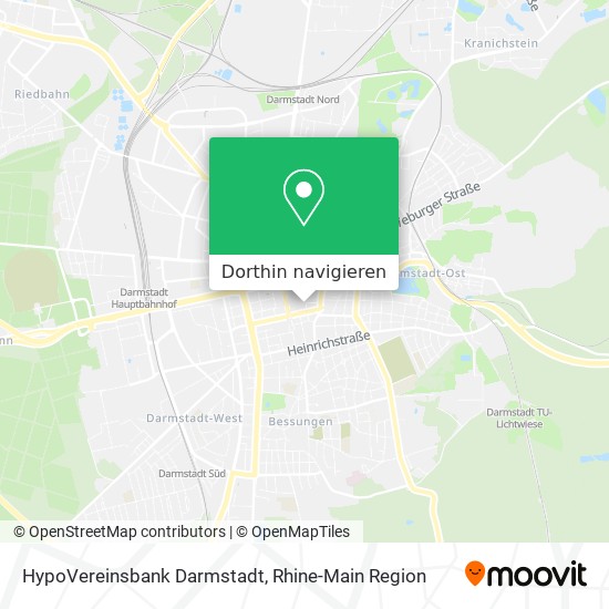 HypoVereinsbank Darmstadt Karte