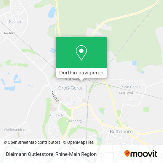 Dielmann Outletstore Karte