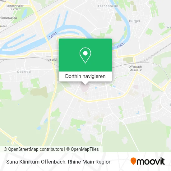 Sana Klinikum Offenbach Karte