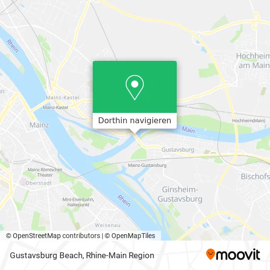 Gustavsburg Beach Karte