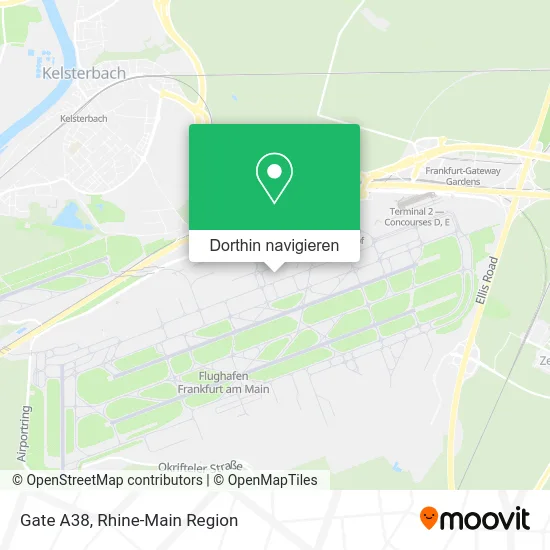 Gate A38 Karte