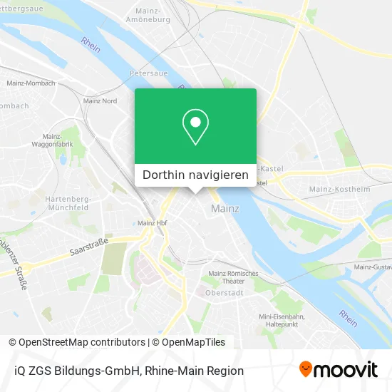 iQ ZGS Bildungs-GmbH Karte