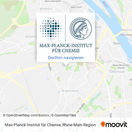 Max-Planck-Institut für Chemie Karte