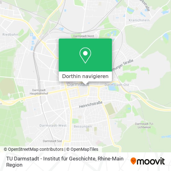 TU Darmstadt - Institut für Geschichte Karte
