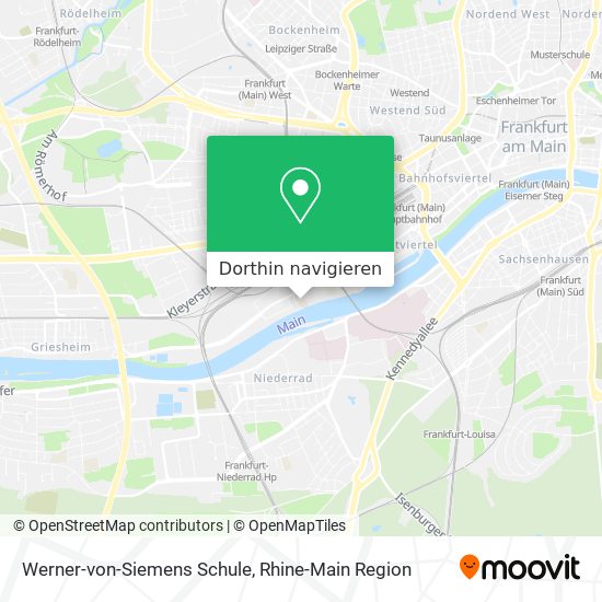 Werner-von-Siemens Schule Karte