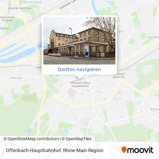 Offenbach Hauptbahnhof Karte