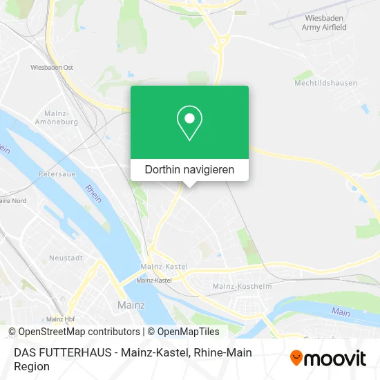 DAS FUTTERHAUS - Mainz-Kastel Karte