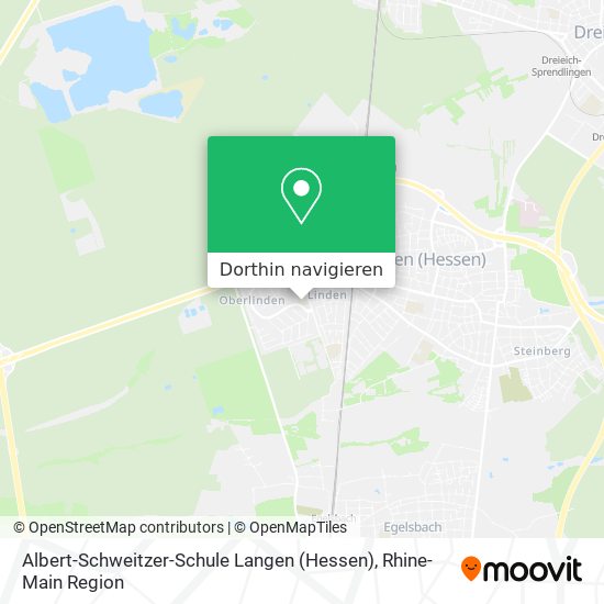 Albert-Schweitzer-Schule Langen (Hessen) Karte