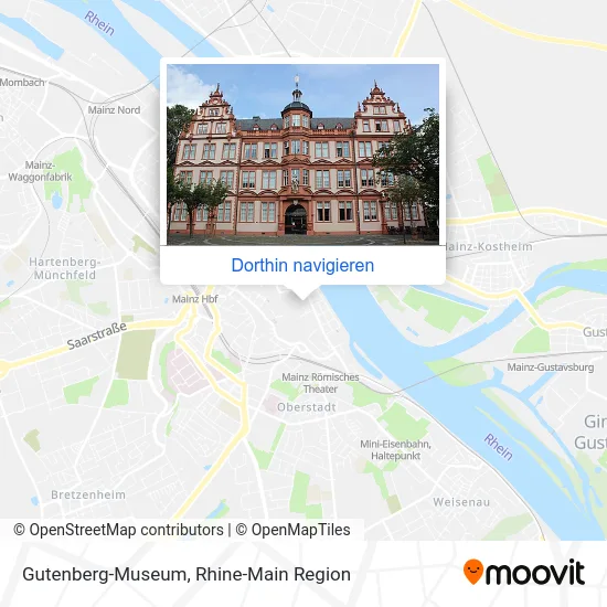 Gutenberg-Museum Karte