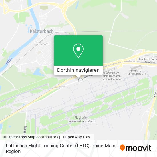 Lufthansa Flight Training Center (LFTC) Karte