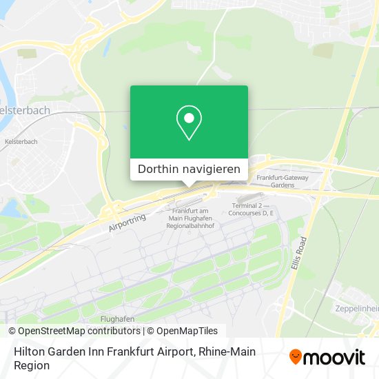 Hilton Garden Inn Frankfurt Airport Karte