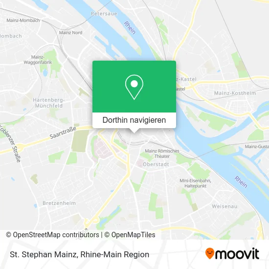 St. Stephan Mainz Karte