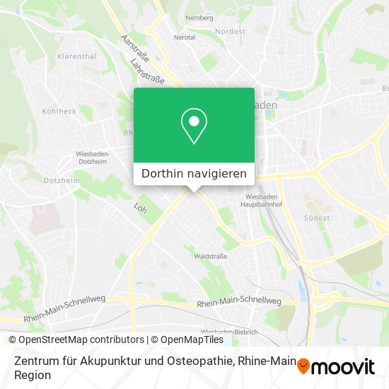 Zentrum für Akupunktur und Osteopathie Karte