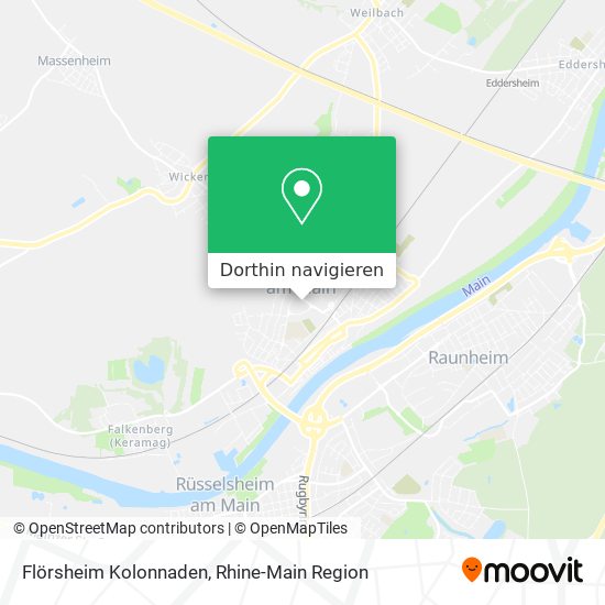 Flörsheim Kolonnaden Karte