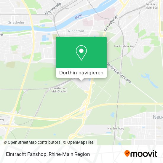 Eintracht Fanshop Karte