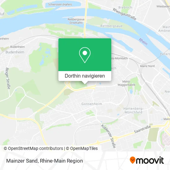 Mainzer Sand Karte