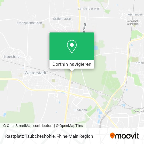 Rastplatz Täubcheshöhle Karte