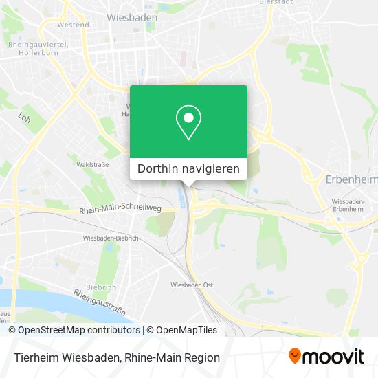 Tierheim Wiesbaden Karte