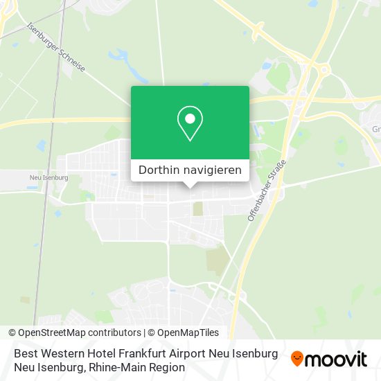 Best Western Hotel Frankfurt Airport Neu Isenburg Neu Isenburg Karte
