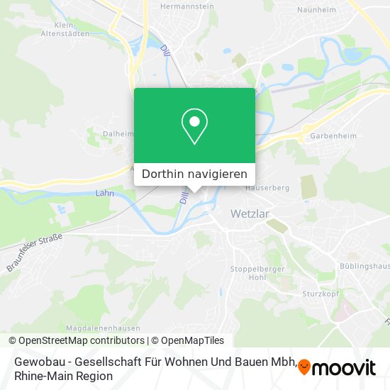 Gewobau - Gesellschaft Für Wohnen Und Bauen Mbh Karte