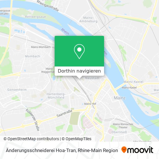 Änderungsschneiderei Hoa-Tran Karte