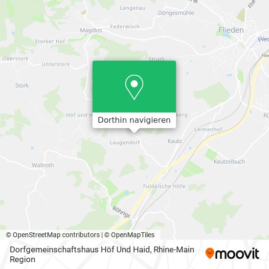 Dorfgemeinschaftshaus Höf Und Haid Karte