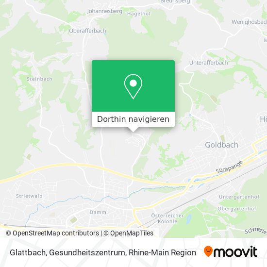 Glattbach, Gesundheitszentrum Karte