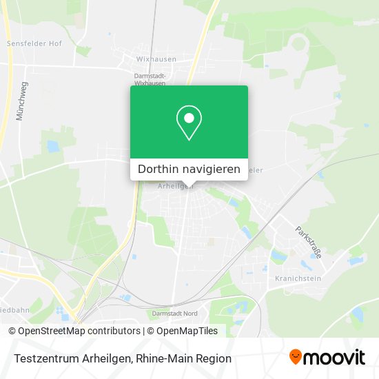 Testzentrum Arheilgen Karte