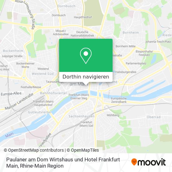 Paulaner am Dom Wirtshaus und Hotel Frankfurt Main Karte