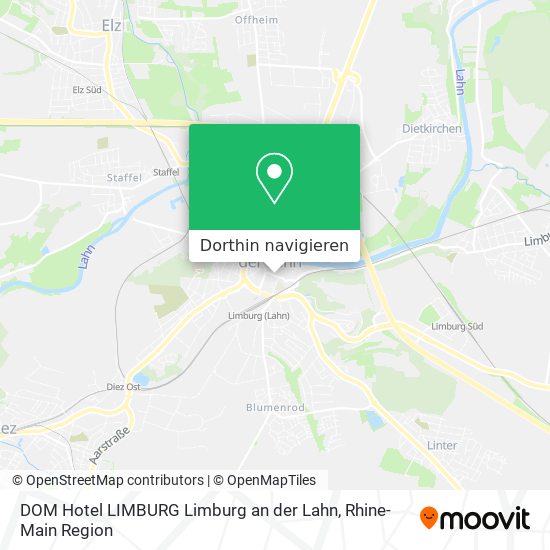 DOM Hotel LIMBURG Limburg an der Lahn Karte