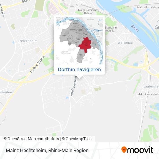 Mainz Hechtsheim Karte