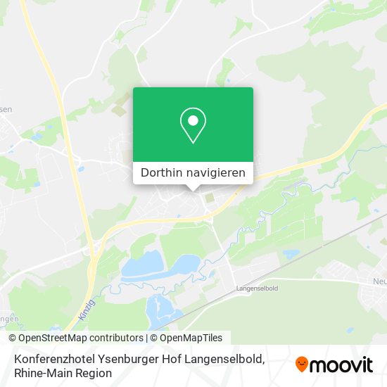 Konferenzhotel Ysenburger Hof Langenselbold Karte