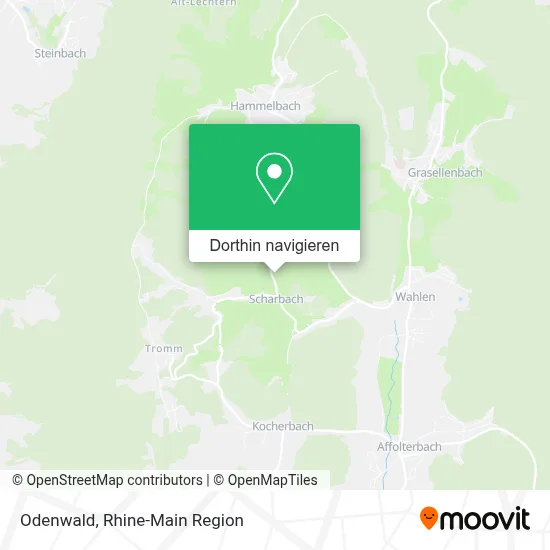 Odenwald Karte
